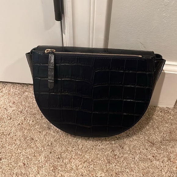 Wandler | NWOT Billy Crossbody Croc-Effect Leather Bag - Night - Picture 4 of 11